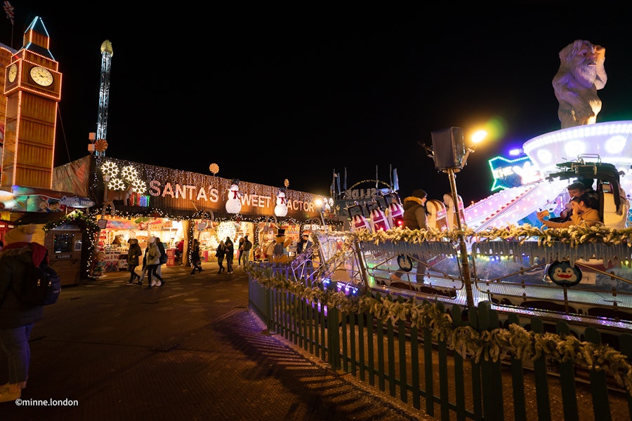 Christmas Market at Winter Wonderland in Hyde Park