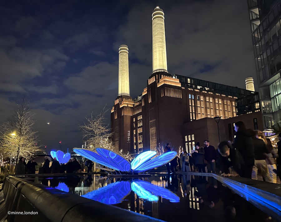 Light Festival at Battersea Power Station