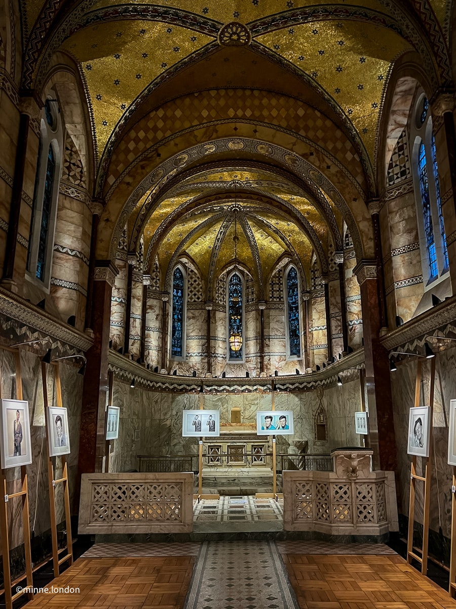 Photographs in The Fitzrovia Chapel
