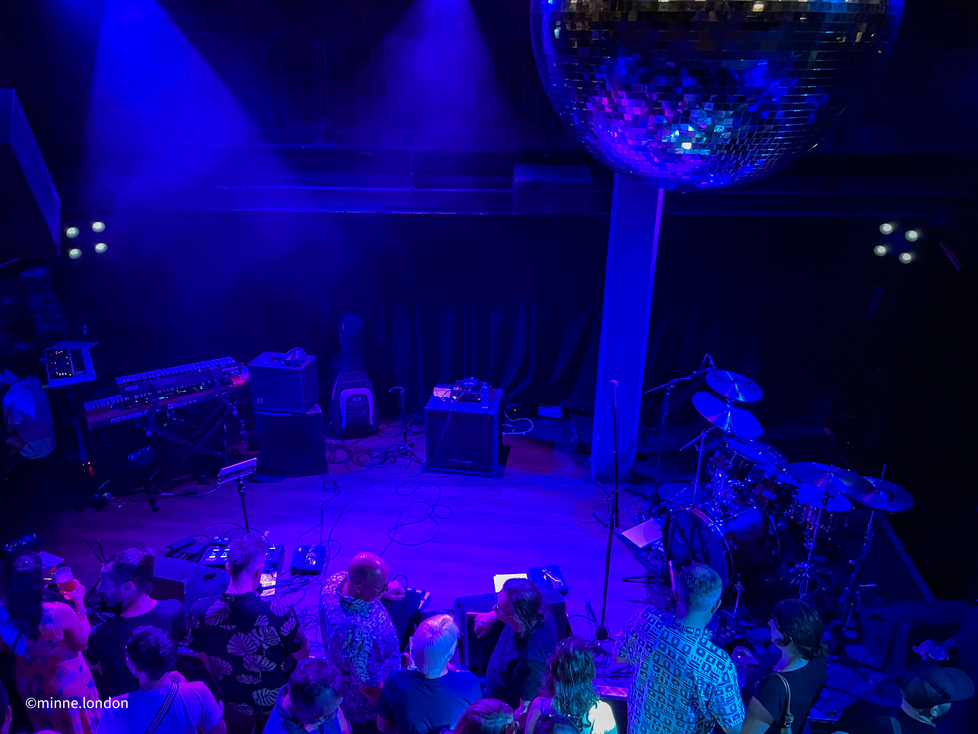 The Jazz Cafe stage just before the concert starts