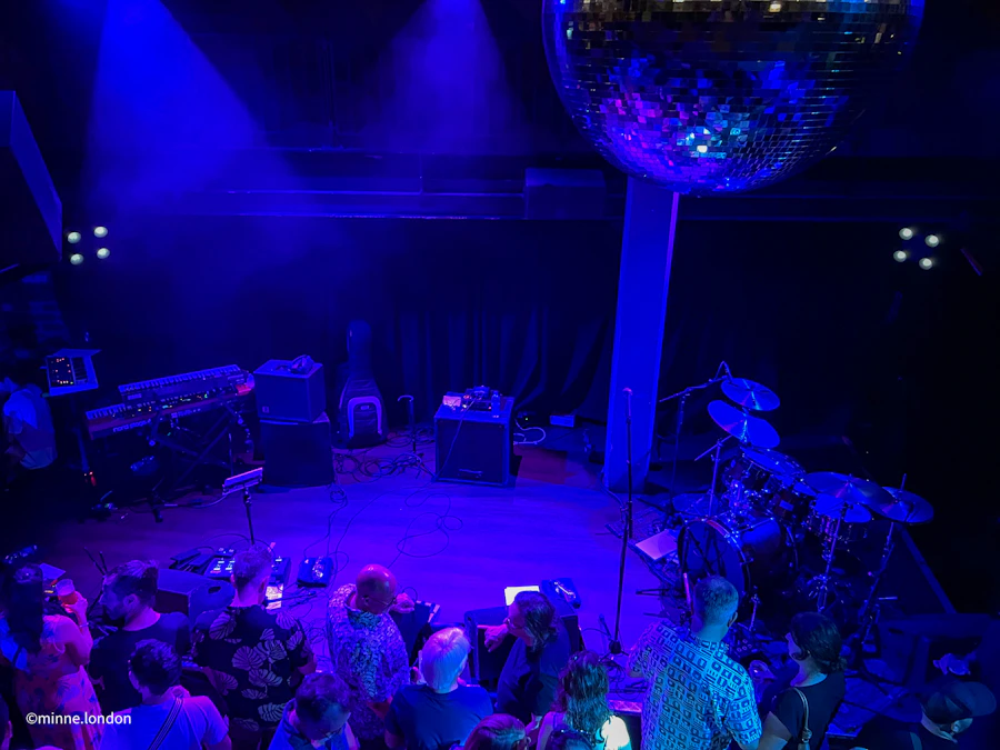 The Jazz Cafe stage just before the concert starts