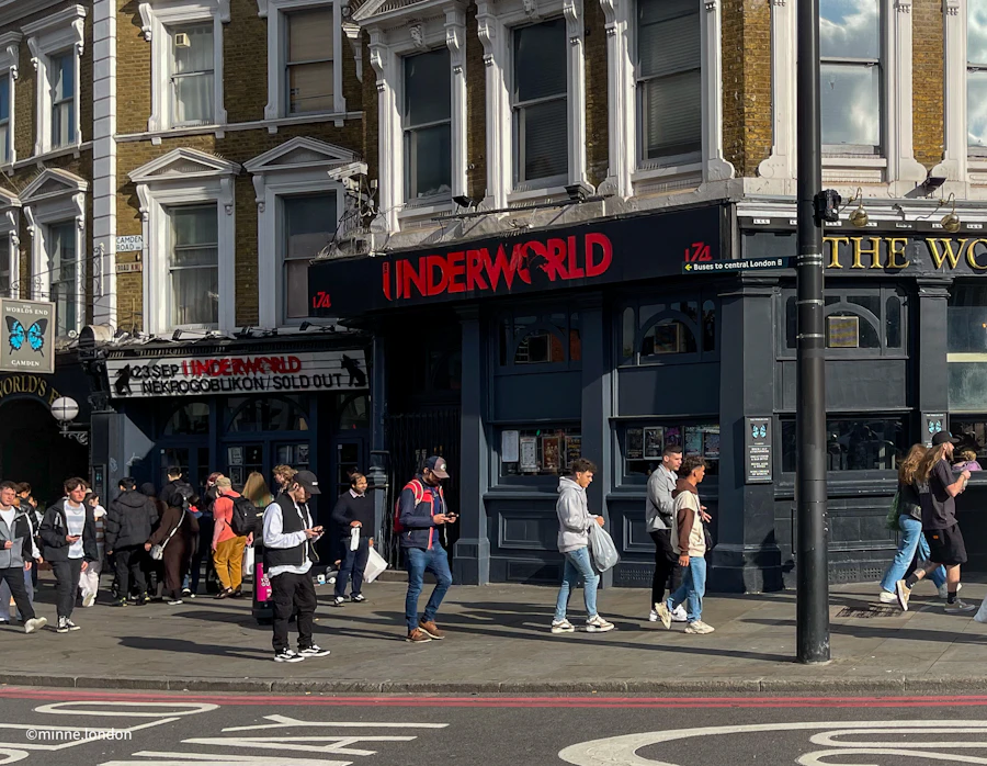 The Underworld exterior in Camden