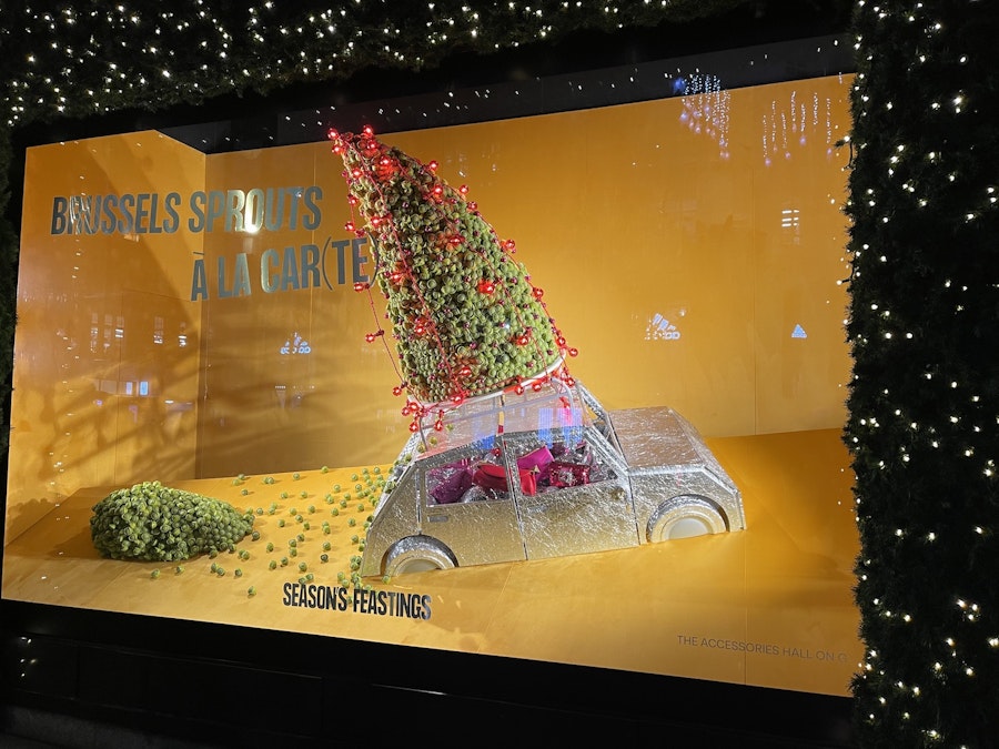 Selfridges Christmas window displays