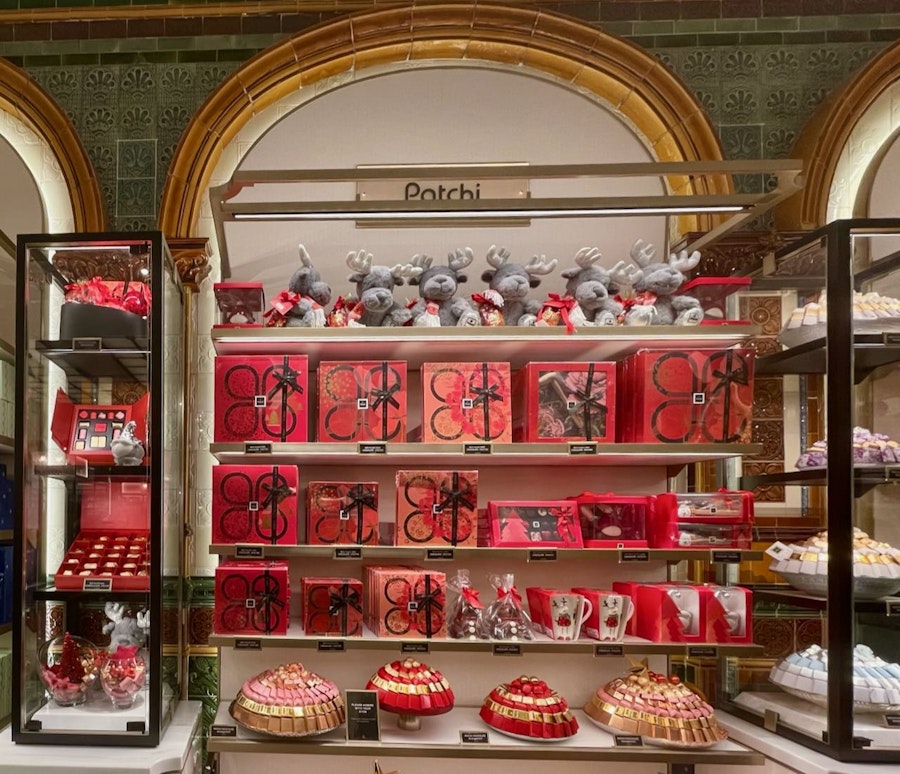 Patchi products at Harrods Chocolate Hall