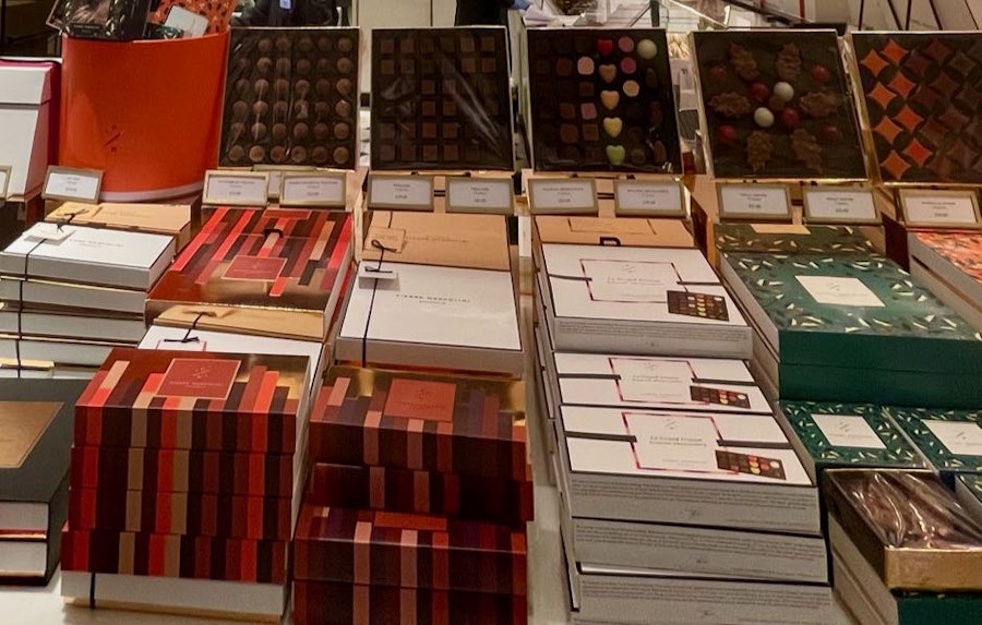 Pierre Marcolini chocolates at Harrods Chocolate Hall