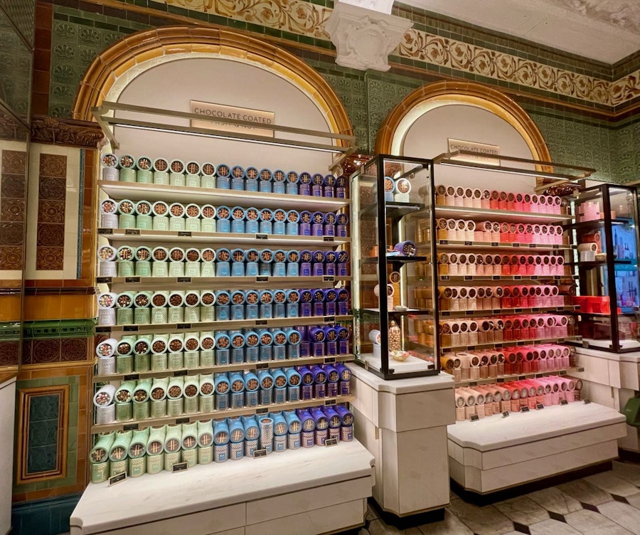 Harrods products at Harrods Chocolate Hall