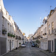 A view of Eaton Mews in Belgravia