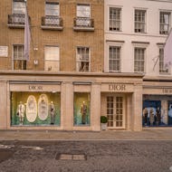 Dior store on New Bond Street