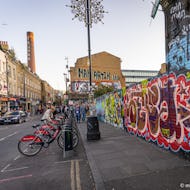 Graffiti is an integral part of Brick Lane views