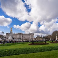 Buckingham Palace during a ceremony