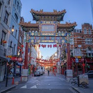 The Chinatown Gate at dawn