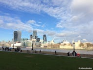 Tower of London and City of London skyscapers