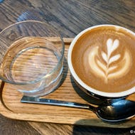 Flat White-kahvi City of Londonin kahvilasta