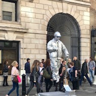 Human statue at Covent Garden
