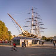Cutty Sark from the front