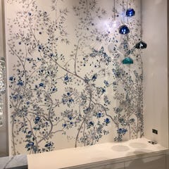 Kankaita ja valaisimia Design Centressä