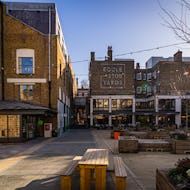 Eccleston Yards courtyard in Belgravia