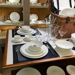 A dining set at Harrods