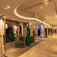 Designer dresses at Harrods