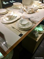 A dining set at Harrods