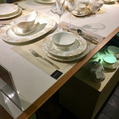 A dining set at Harrods