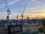 View from the roof garden of John Lewis, Oxford Street