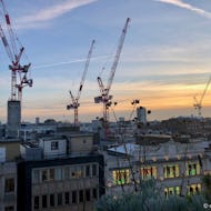 View from the roof garden of John Lewis, Oxford Street