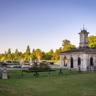 A view of the Italian Gardens in Kensington Gardens