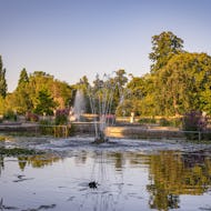 A fountain in the Italian Gardens
