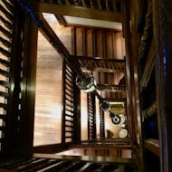 Wooden staircase at Liberty