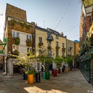 Neals Yard view towards 26 Grains and Redemption Bar