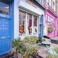 Beautiful colourful houses in Notting Hill