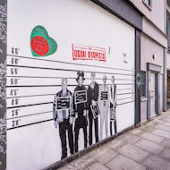 The Usual Suspects mural on Portobello Road