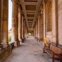 Old Royal Naval College walkway