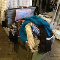 Scarves for sale in Old Spitalfields Market