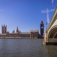 View of Westminster Palace taken next to Westminster Bridge