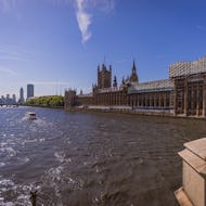 Westminster Palace partly under renovation