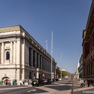 Exhibition Road with several important London museums