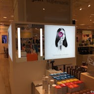 Beauty products at Selfridges