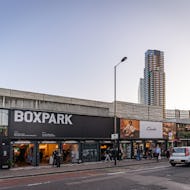 Boxpark offers a range of shops and food options