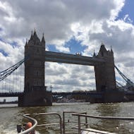 A view of Tower Bridge from Thames Clipper