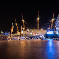 The O2 at night time