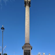 Nelson's Column is a famous landmark on Trafalgar Square