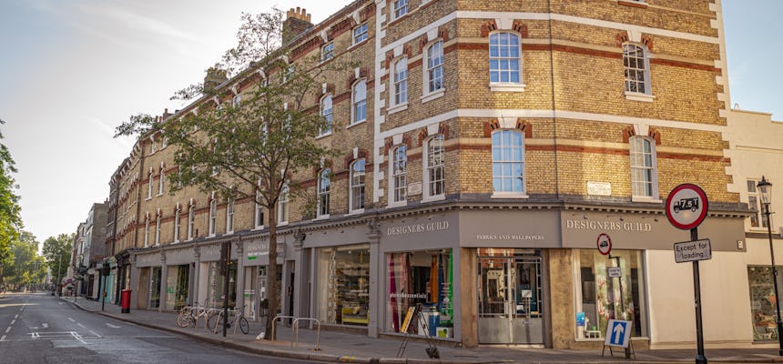 Designers Guild is one of many interior decoration stores in Chelsea