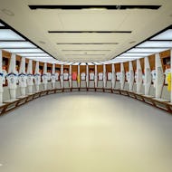 One of the recently upgraded dressing rooms