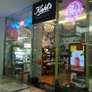 A Kiehl's cosmetics store at Westfield, Stratford City